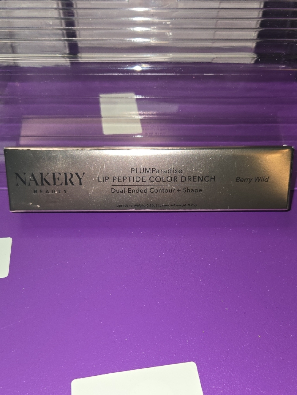 Nakery PLUM Paradise Lip Peptide Color Drench - Berry Wild